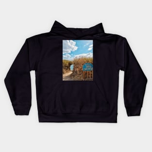 Crete nudist beach Kids Hoodie